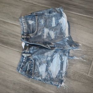 American Threads Jean Shorts